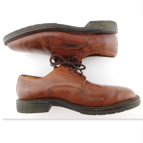 MEPHISTO Natural Tan Brown Lace Up Air Relax Oxfords Shoes 10 main image 5